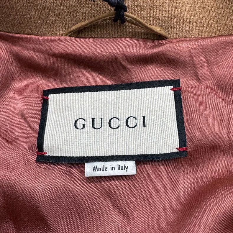 Gucci Gucci Striped Collar Leather Jacket-dmc Size US L / EU 52-54 / 3 - 2 Thumbnail