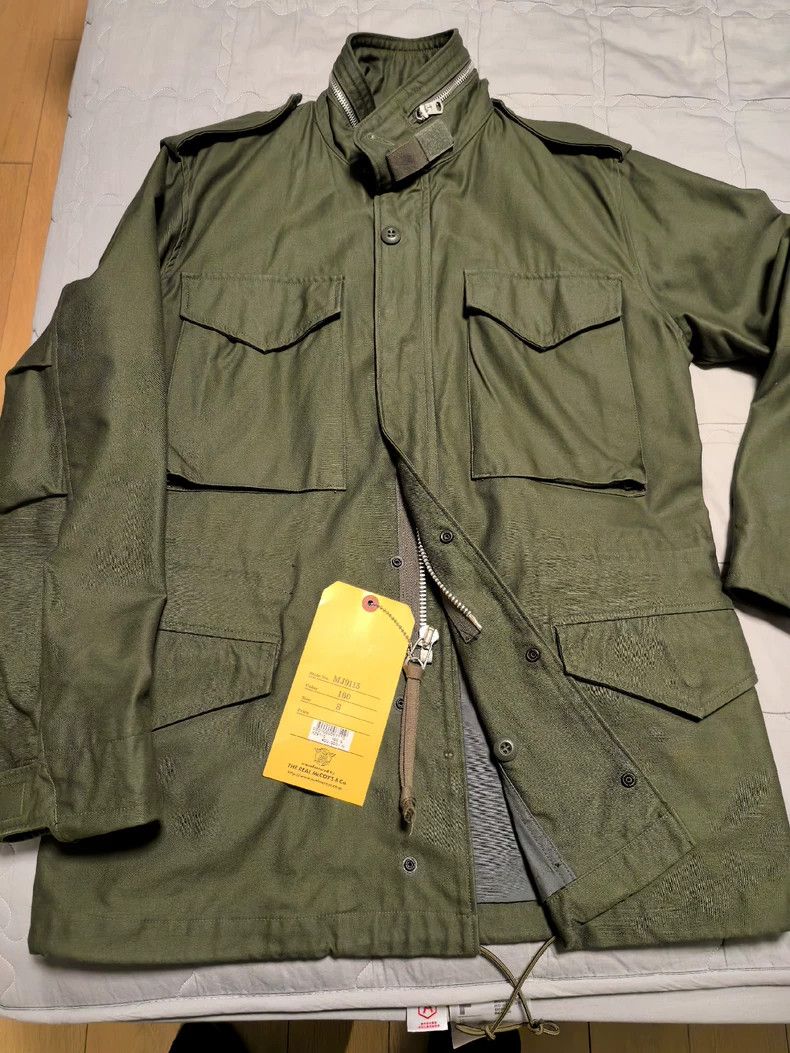 The REAL McCOY’S M65 Jacket in Size Small-dmc