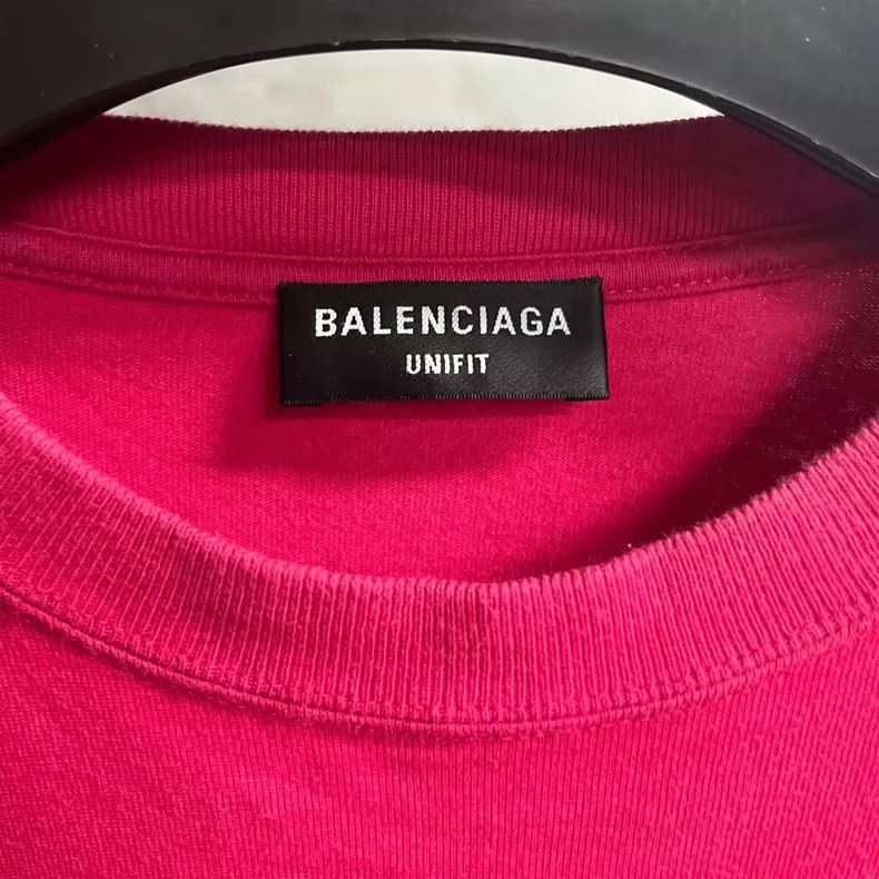Balenciaga Balenciaga Red Letter Print Short Sleeve T-Shirt-dmc Size US XXS / EU 40 - 3 Thumbnail