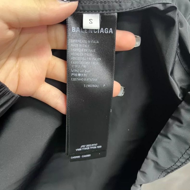 Balenciaga Balenciaga Black Logo Long Sleeve Jacket-dmc Size US S / EU 44-46 / 1 - 3 Thumbnail