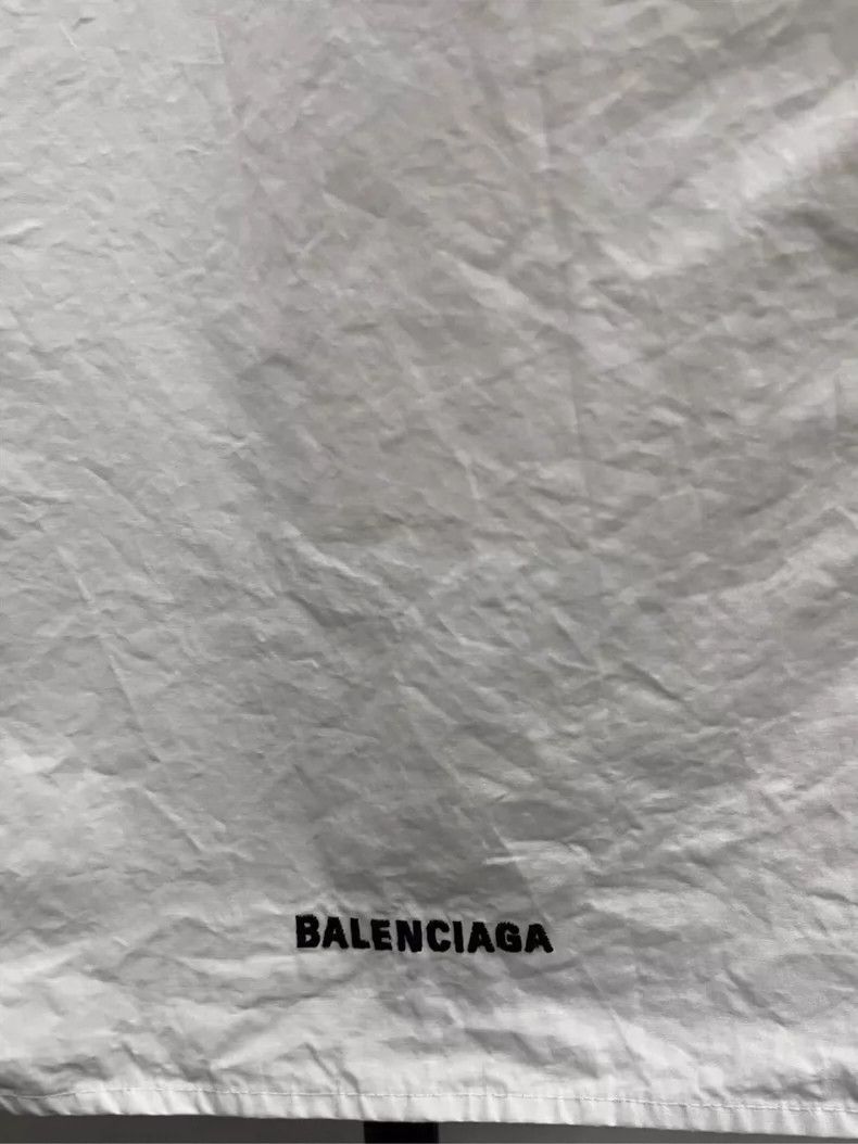 Balenciaga Balenciaga Embroidered Logo Long Sleeve Shirt-dmc Size US M / EU 48-50 / 2 - 3 Thumbnail