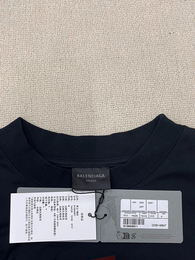 Balenciaga Balenciaga Regular Fit T-Shirt Back Logo-dmc Size US M / EU 48-50 / 2 - 6 Thumbnail