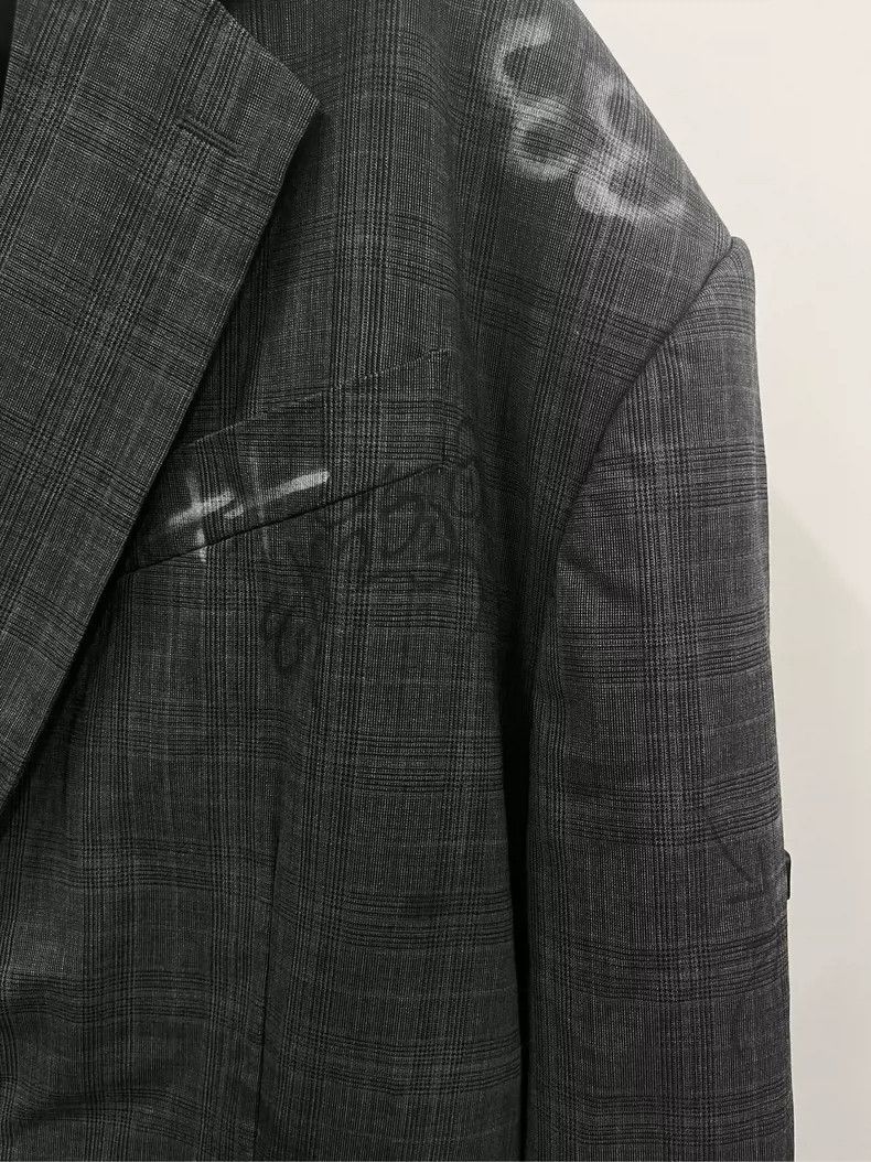 Balenciaga Balenciaga Graffiti Print Blazer Size 2-dmc Size US M / EU 48-50 / 2 - 4 Thumbnail
