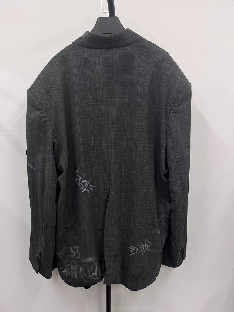 Balenciaga Balenciaga Graffiti Print Blazer Size 2-dmc Size US M / EU 48-50 / 2 - 2 Thumbnail