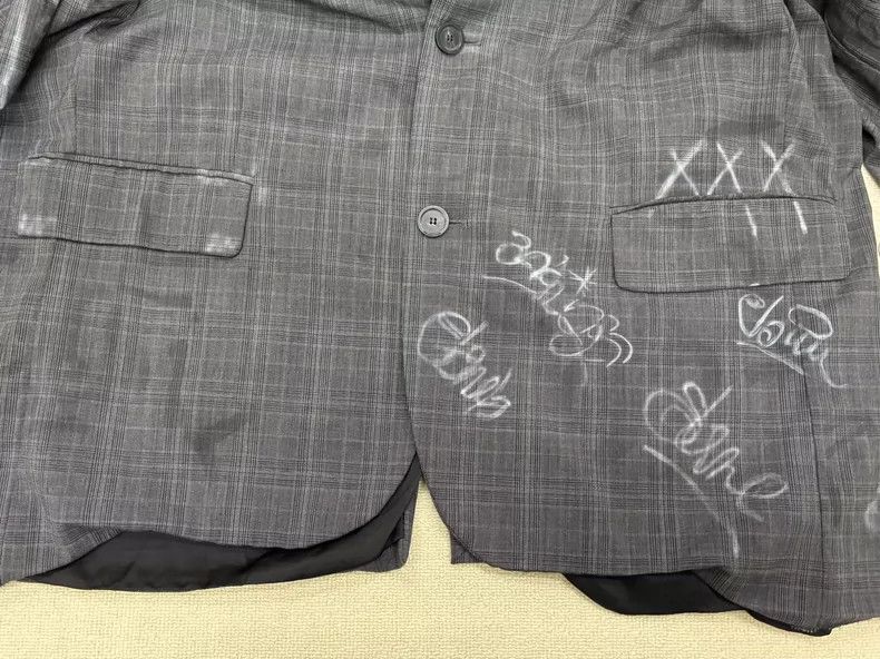 Balenciaga Balenciaga Graffiti Print Blazer Size 2-dmc Size US M / EU 48-50 / 2 - 6 Thumbnail