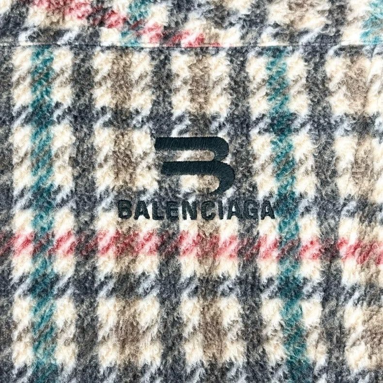 Balenciaga Balenciaga Houndstooth Embroidered Cotton Jacket-dmc Size US L / EU 52-54 / 3 - 5 Thumbnail