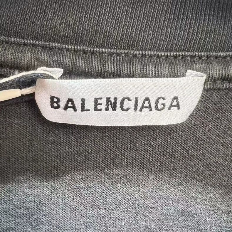 Balenciaga Balenciaga Embroidered Logo Short Sleeve Top-dmc Size US L / EU 52-54 / 3 - 2 Thumbnail