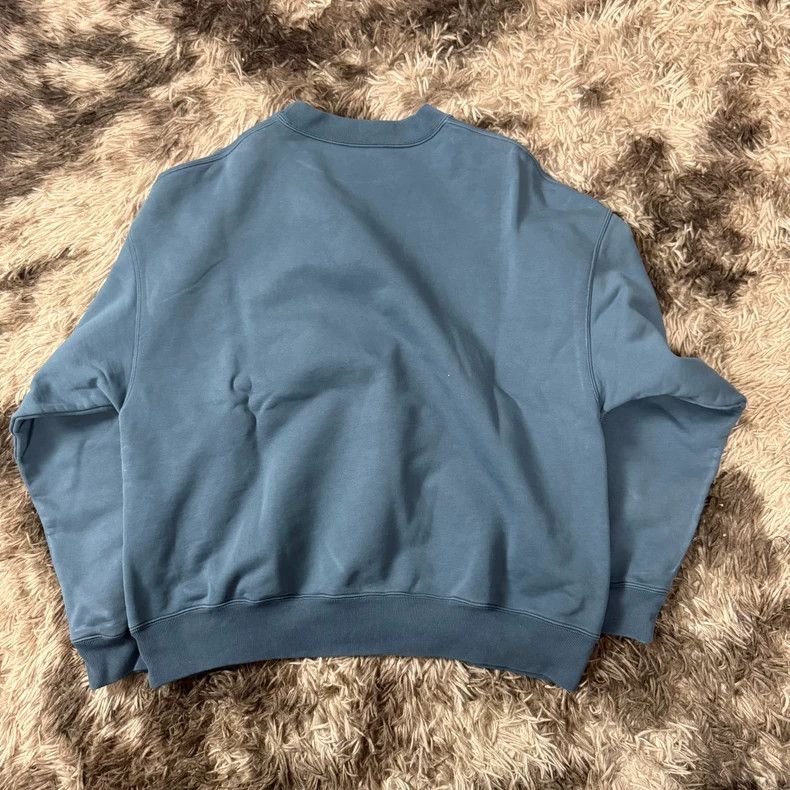 Balenciaga Balenciaga Embroidered Pullover Sweatshirt in Blue-dmc Size US S / EU 44-46 / 1 - 3 Thumbnail