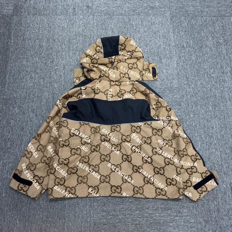 Balenciaga Gucci x Balenciaga Collaboration Windbreaker Jacket-dmc Size US L / EU 52-54 / 3 - 4 Thumbnail