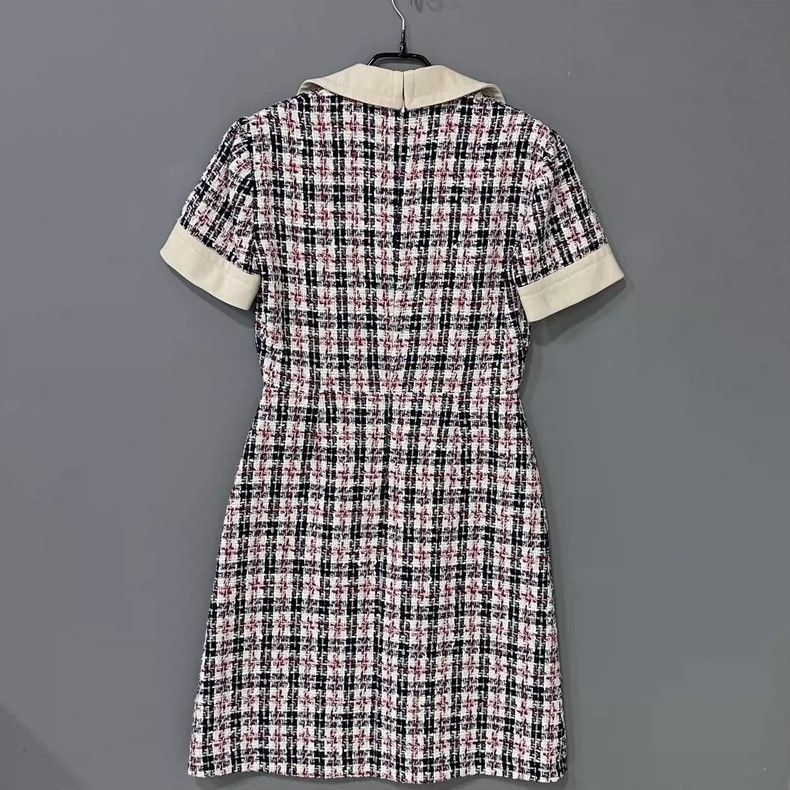 Gucci Gucci Checkered Short Sleeve Dress-dmc Size US 31 - 3 Thumbnail