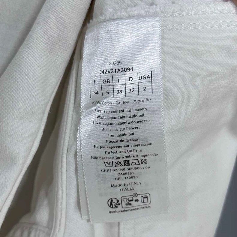 Dior White Denim Jacket with Peacock Print Design-dmc Size US S / EU 44-46 / 1 - 5 Thumbnail