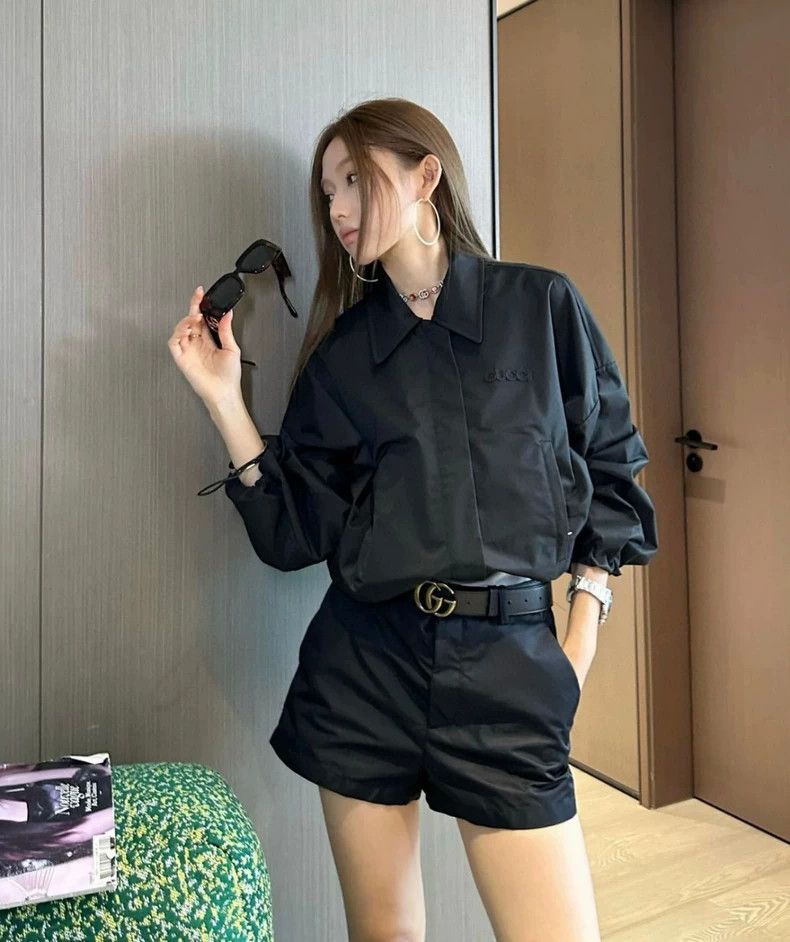 Gucci Gucci Black Casual Jacket with Drawstring-dmc Size US S / EU 44-46 / 1 - 9 Thumbnail