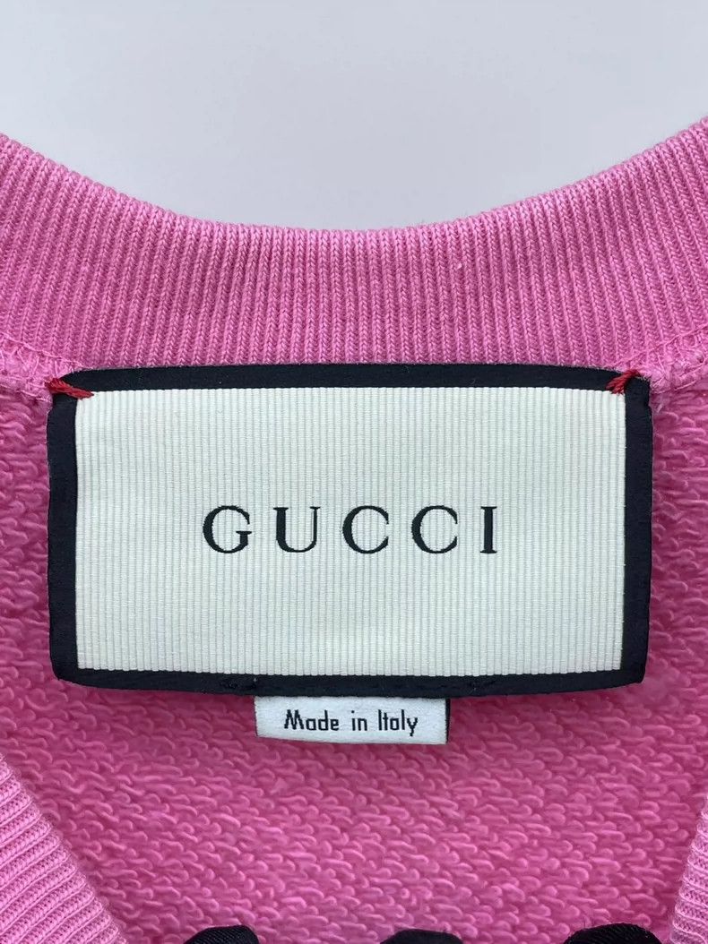 Gucci Gucci Cat Graphic Pink Sweatshirt-dmc Size US M / EU 48-50 / 2 - 5 Thumbnail