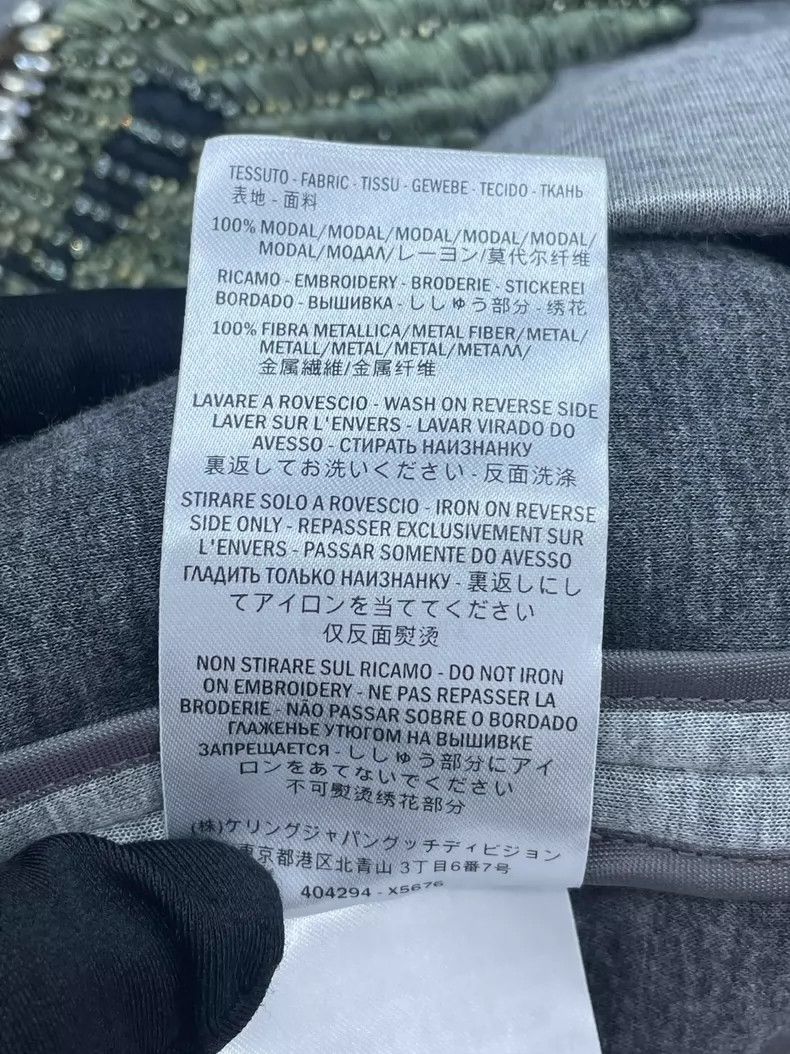 Gucci Gucci Gray Sweatshirt with Bird Design-dmc Size US XS / EU 42 / 0 - 7 Thumbnail