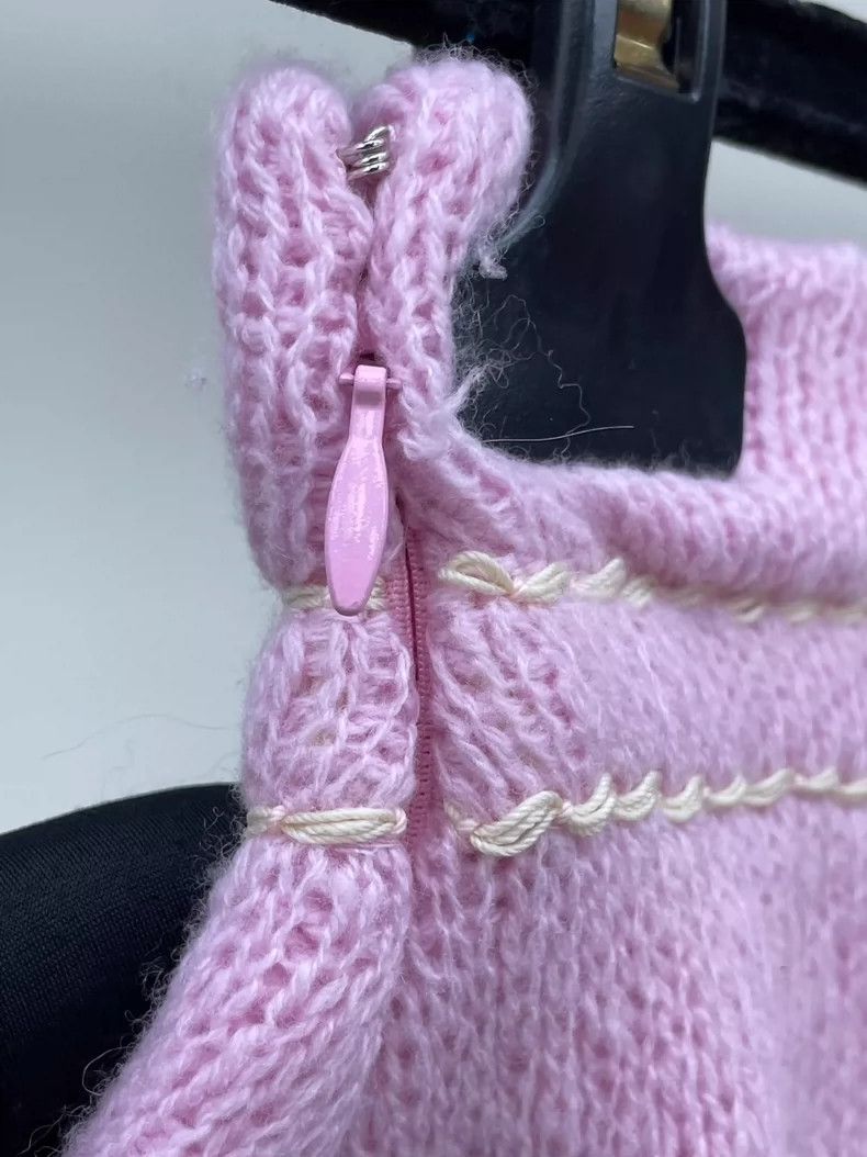 Prada Prada Pink Knit Mini Skirt-dmc Size US 38 / EU 54 - 4 Thumbnail