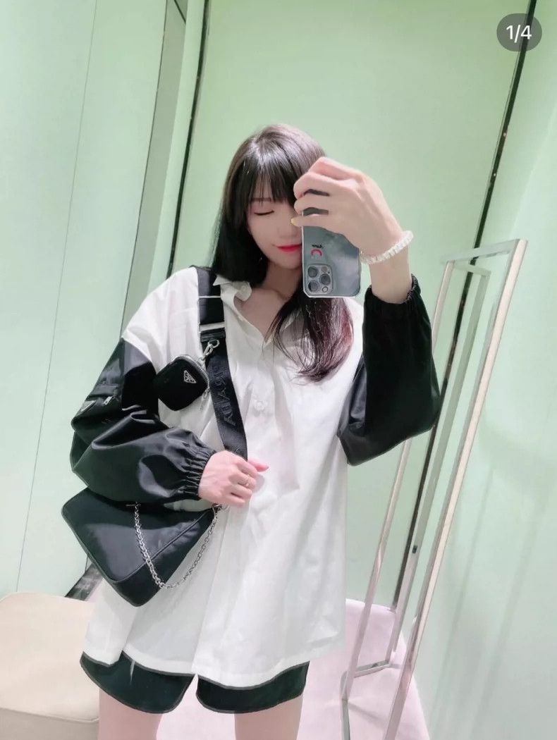 Prada Prada Black and White Casual Shirt-dmc Size US M / EU 48-50 / 2 - 9 Thumbnail