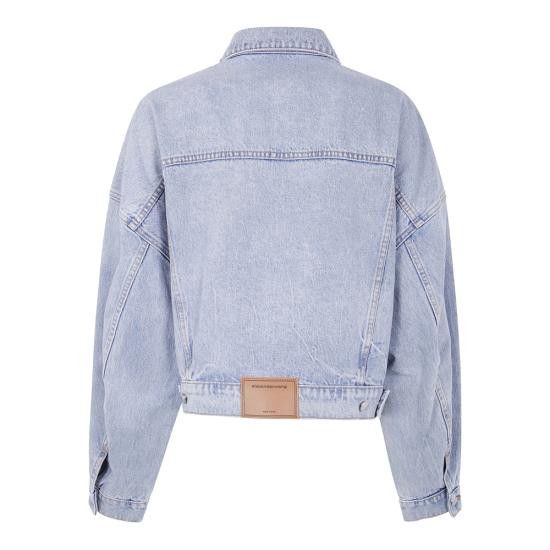 Alexander Wang ALEXANDER WANG Women Denim Jackets 4DC3252777 470C BLUE Size XS / US 0-2 / IT 36-38 - 3 Thumbnail