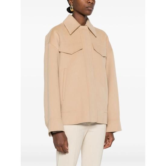 Sportmax SPORTMAX Women Jackets CANTORE 747 001 BROWN Size M / US 6-8 / IT 42-44 - 4 Thumbnail
