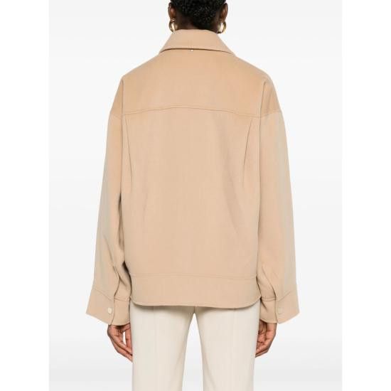 Sportmax SPORTMAX Women Jackets CANTORE 747 001 BROWN Size M / US 6-8 / IT 42-44 - 3 Thumbnail