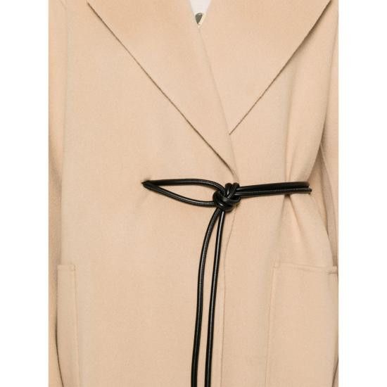 Sportmax SPORTMAX Women Coats ABATE 747 001 BROWN Size XS / US 0-2 / IT 36-38 - 3 Thumbnail