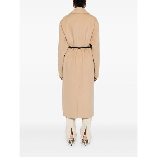 Sportmax SPORTMAX Women Coats ABATE 747 001 BROWN Size XS / US 0-2 / IT 36-38 - 2 Thumbnail