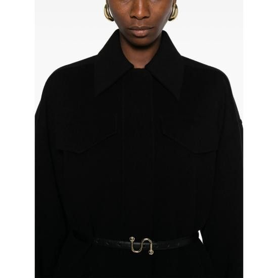 Sportmax SPORTMAX Women Jackets CANTORE 747 013 BLACK Size XS / US 0-2 / IT 36-38 - 3 Thumbnail