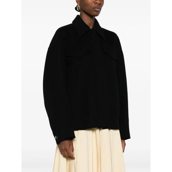 Sportmax SPORTMAX Women Jackets CANTORE 747 013 BLACK Size XS / US 0-2 / IT 36-38 - 5 Thumbnail