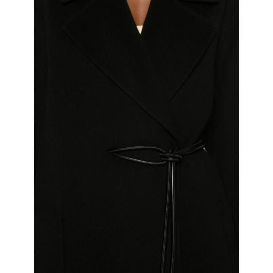 Sportmax SPORTMAX Women Coats ABATE 747 013 BLACK Size XS / US 0-2 / IT 36-38 - 3 Thumbnail