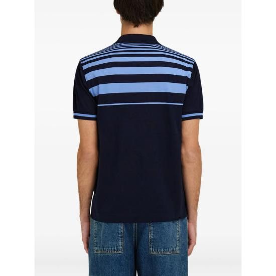 Salvatore Ferragamo SALVATORE FERRAGAMO Men Polo Shirts 144704 0786204 BLU BLUE Size US XXL / EU 58 / 5 - 3 Thumbnail