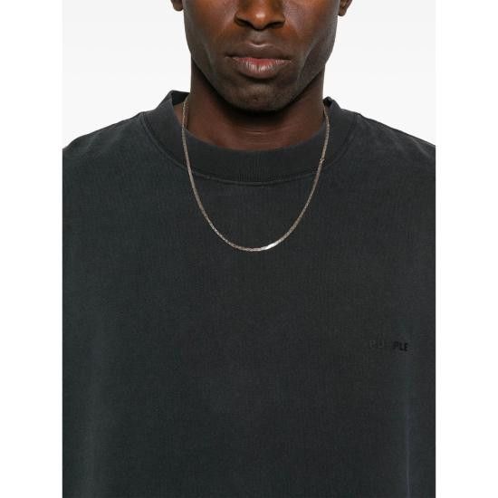 Purple Brand PURPLE BRAND Men T-Shirts P123 HJBB BLACK Size US M / EU 48-50 / 2 - 4 Thumbnail