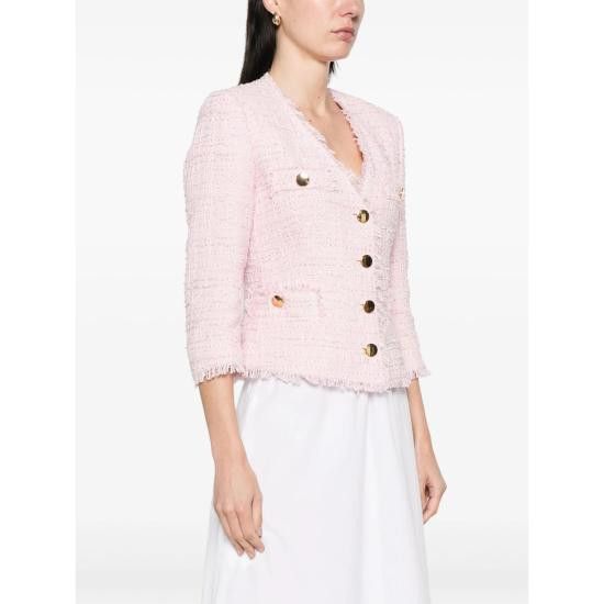 Tagliatore TAGLIATORE Women Jackets 160050 DHARMA Y1314 PINK Size XL / US 12-14 / IT 48-50 - 3 Thumbnail