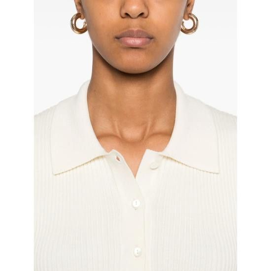 A.P.C. A.P.C. Women Polo Shirts COGDK F23216 AAC WHITE Size XS / US 0-2 / IT 36-38 - 2 Thumbnail