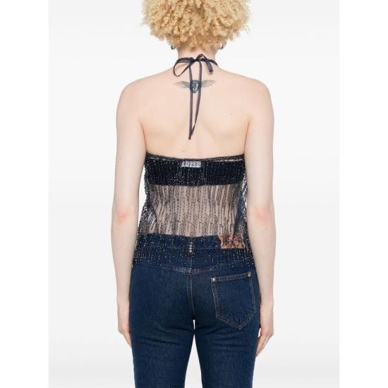 SIEDRES SIEDRES Women Tops WR25TP08NA FABIANA NAVY BLUE Size XS / US 0-2 / IT 36-38 - 3 Thumbnail