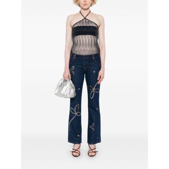 SIEDRES SIEDRES Women Tops WR25TP08NA FABIANA NAVY BLUE Size XS / US 0-2 / IT 36-38 - 4 Thumbnail