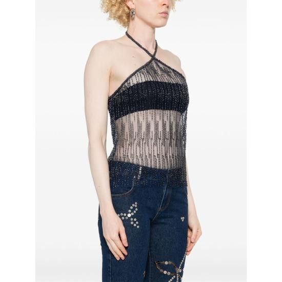 SIEDRES SIEDRES Women Tops WR25TP08NA FABIANA NAVY BLUE Size XS / US 0-2 / IT 36-38 - 5 Thumbnail