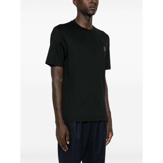 Brunello Cucinelli BRUNELLO CUCINELLI Men T-Shirts M0B138440 CGB88 BLACK Size US XXL / EU 58 / 5 - 2 Thumbnail