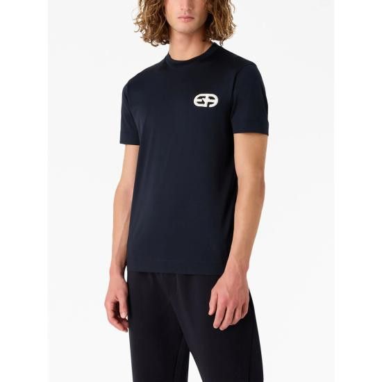 Emporio Armani EMPORIO ARMANI Men T-Shirts 1JUVZ 8N1TF5 0920 BLUE Size US XL / EU 56 / 4 - 4 Thumbnail