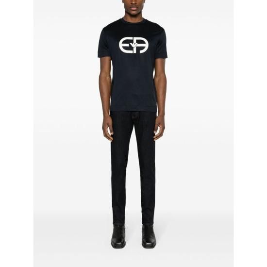 Emporio Armani EMPORIO ARMANI Men T-Shirts 1JUVZ 8N1TF6 0920 BLUE Size US XXL / EU 58 / 5 - 2 Thumbnail