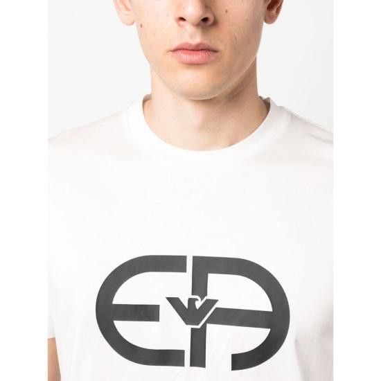 Emporio Armani EMPORIO ARMANI Men T-Shirts 1JUVZ 8N1TF6 0101 WHITE Size US XXL / EU 58 / 5 - 4 Thumbnail