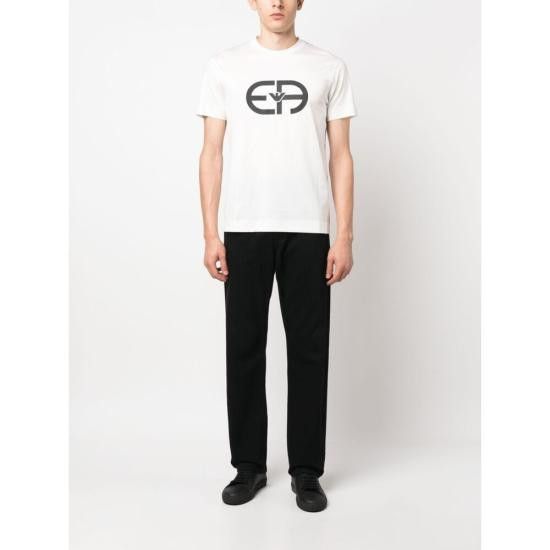 Emporio Armani EMPORIO ARMANI Men T-Shirts 1JUVZ 8N1TF6 0101 WHITE Size US XXL / EU 58 / 5 - 5 Thumbnail