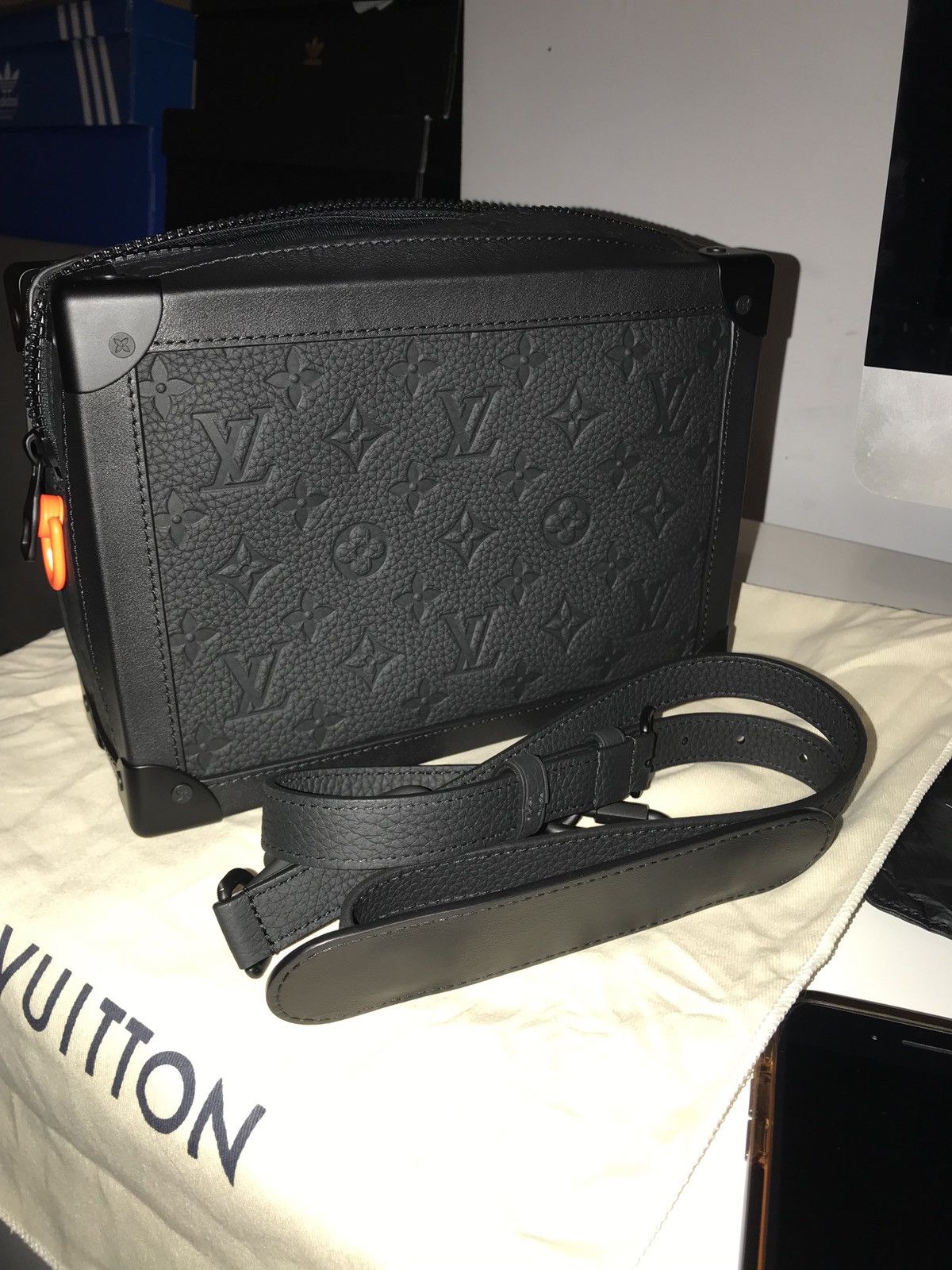 LOUIS VUITTON LV FELT SOFT TRUNK M58741 MONOGRAM BAG