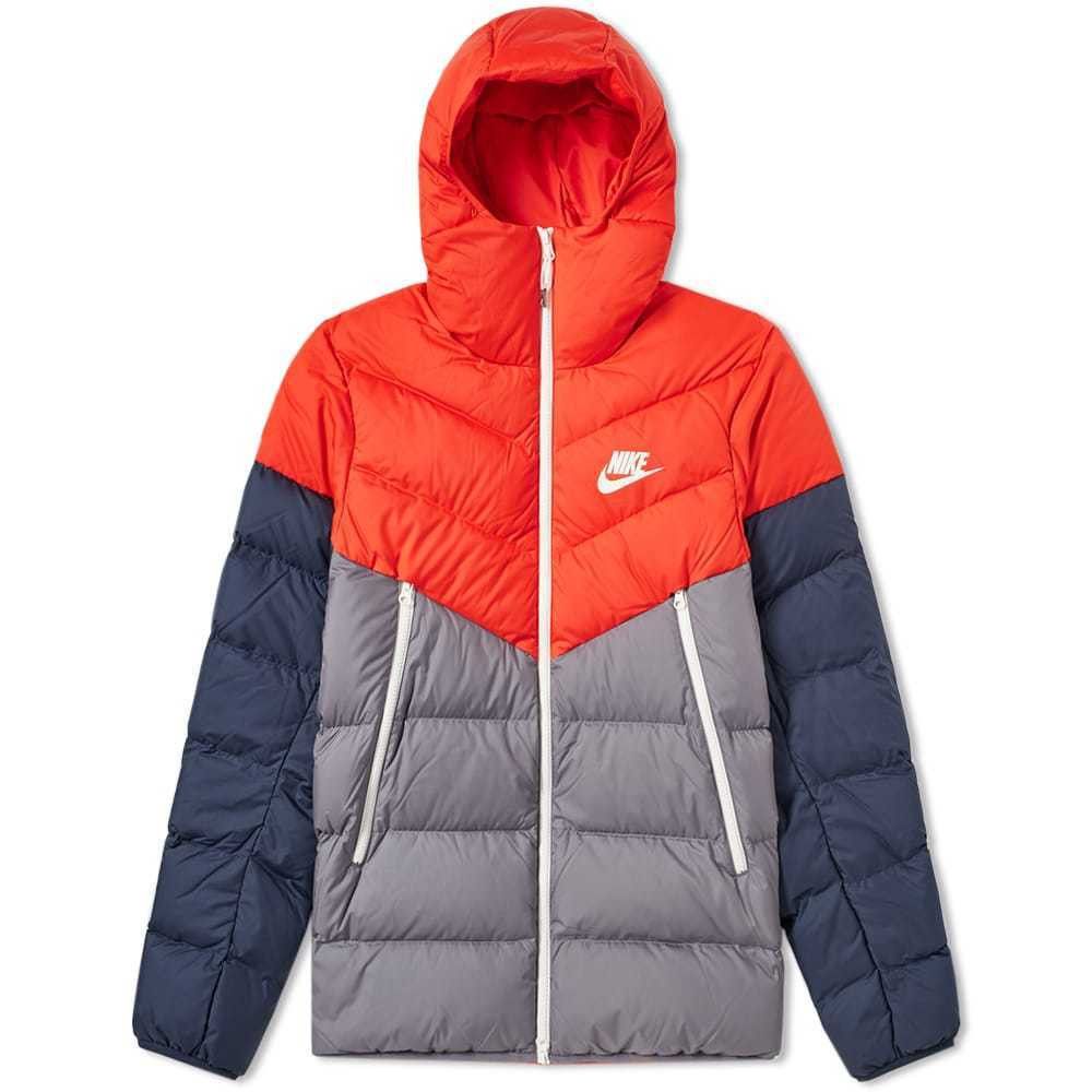 Nike NIKE HEAVYWEIGHT PUFFER DOWN WINDRUNNER JACKET IN RED 928833 634 MENS Grailed