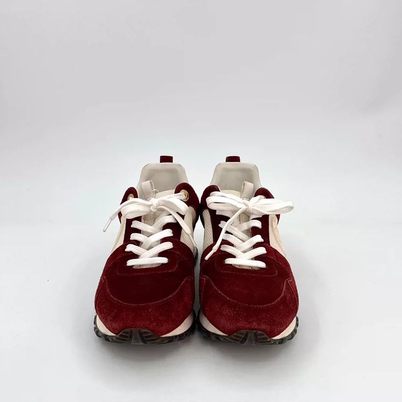 Louis Vuitton Louis Vuitton Burgundy Logo Casual Sneakers Size US 9 / EU 42 - 3 Thumbnail