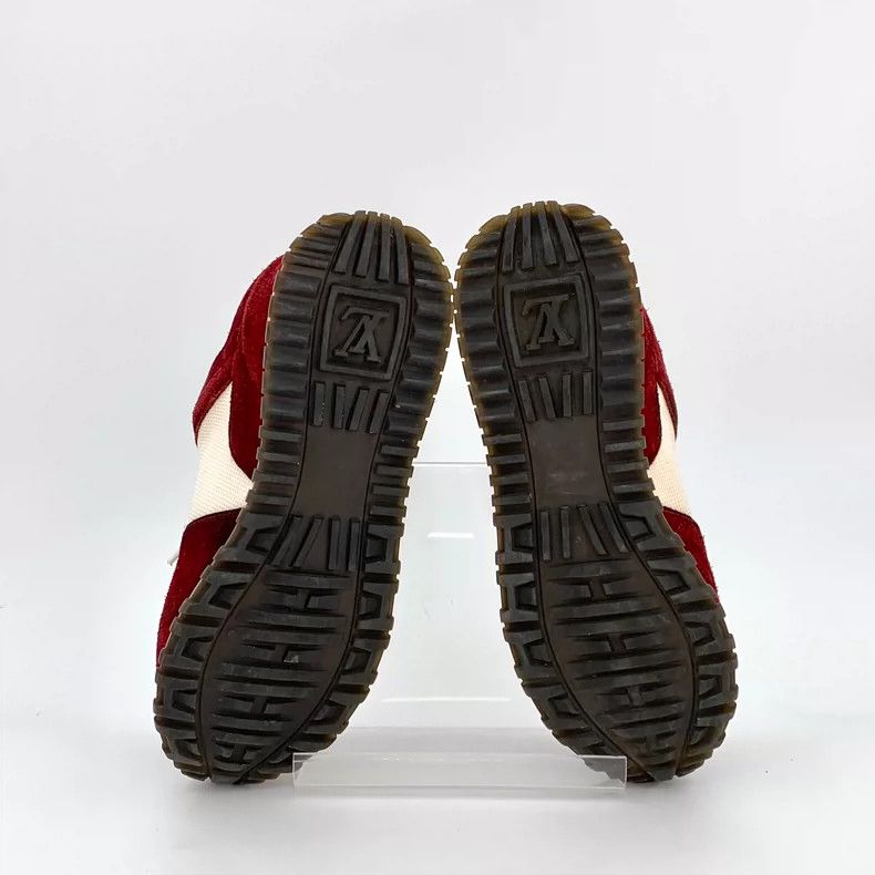 Louis Vuitton Louis Vuitton Burgundy Logo Casual Sneakers Size US 9 / EU 42 - 5 Thumbnail