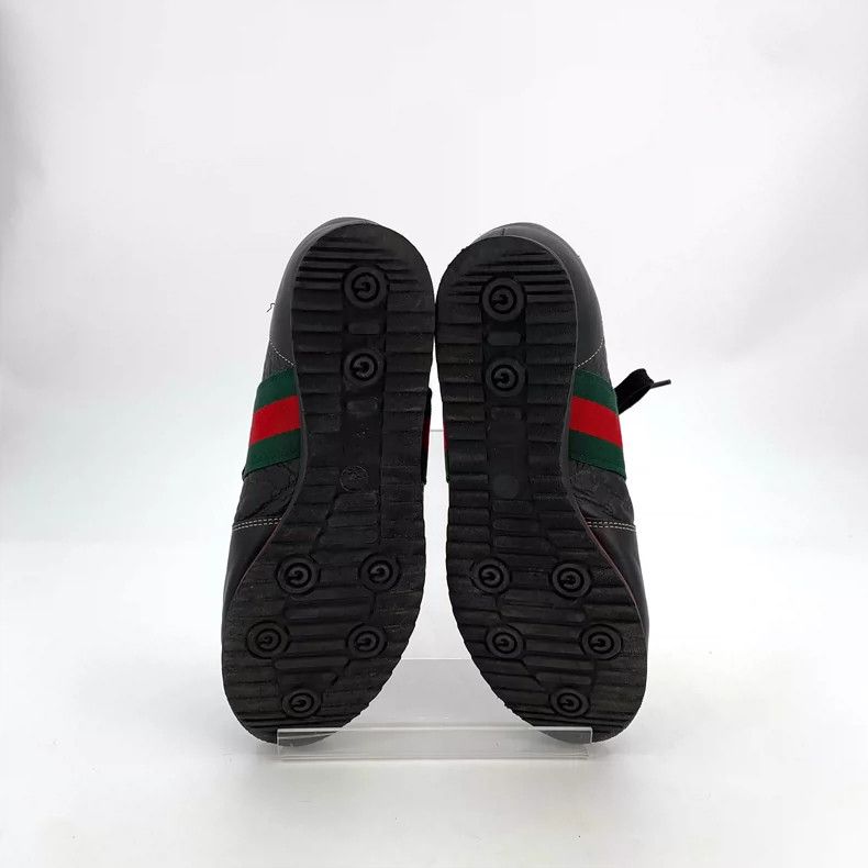 Gucci Gucci Black Logo Pattern Casual Sneakers Size US 5 / EU 37 - 5 Thumbnail
