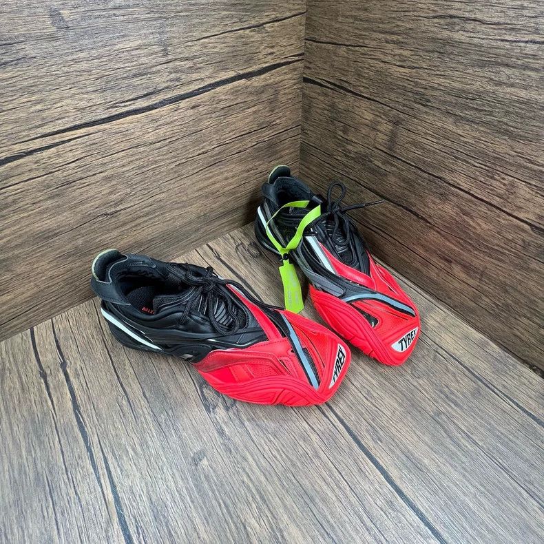 Balenciaga Balenciaga Tyrex Black Red Sneakers Size 38 Size US 8 / EU 41 - 4 Thumbnail