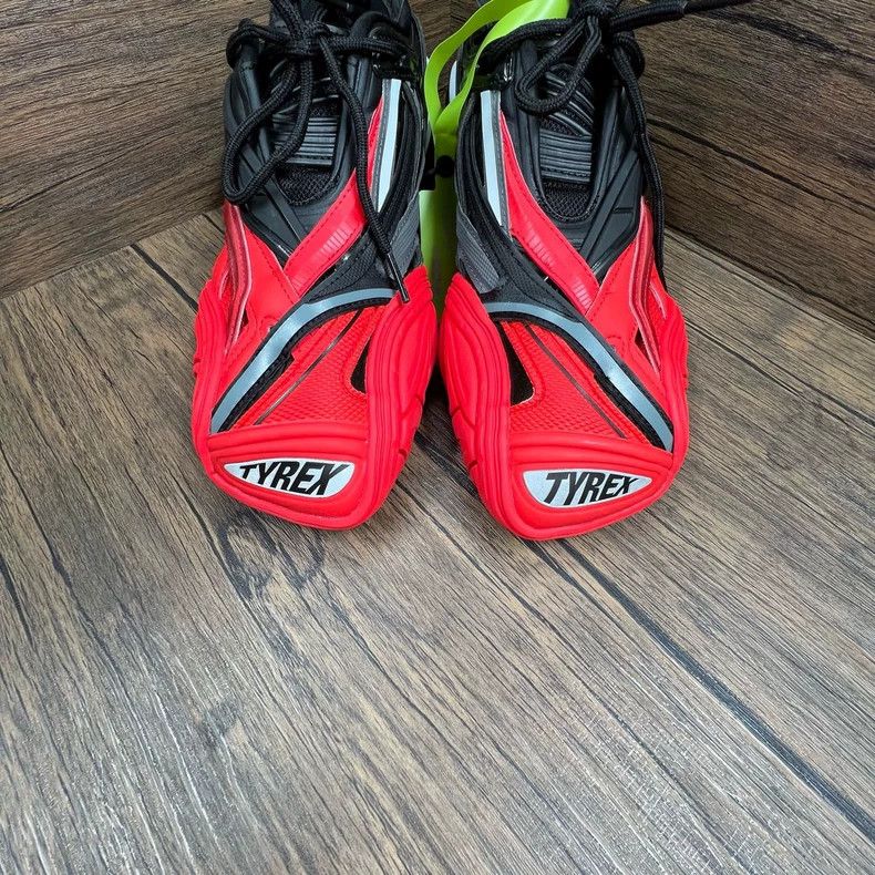 Balenciaga Balenciaga Tyrex Black Red Sneakers Size 38 Size US 8 / EU 41 - 5 Thumbnail