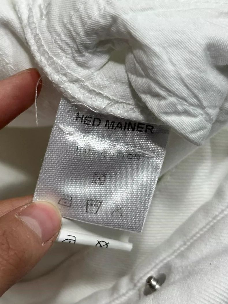 Hed Mayner Hed Mayner White Denim Pants Size US 44 / EU 60 - 7 Thumbnail