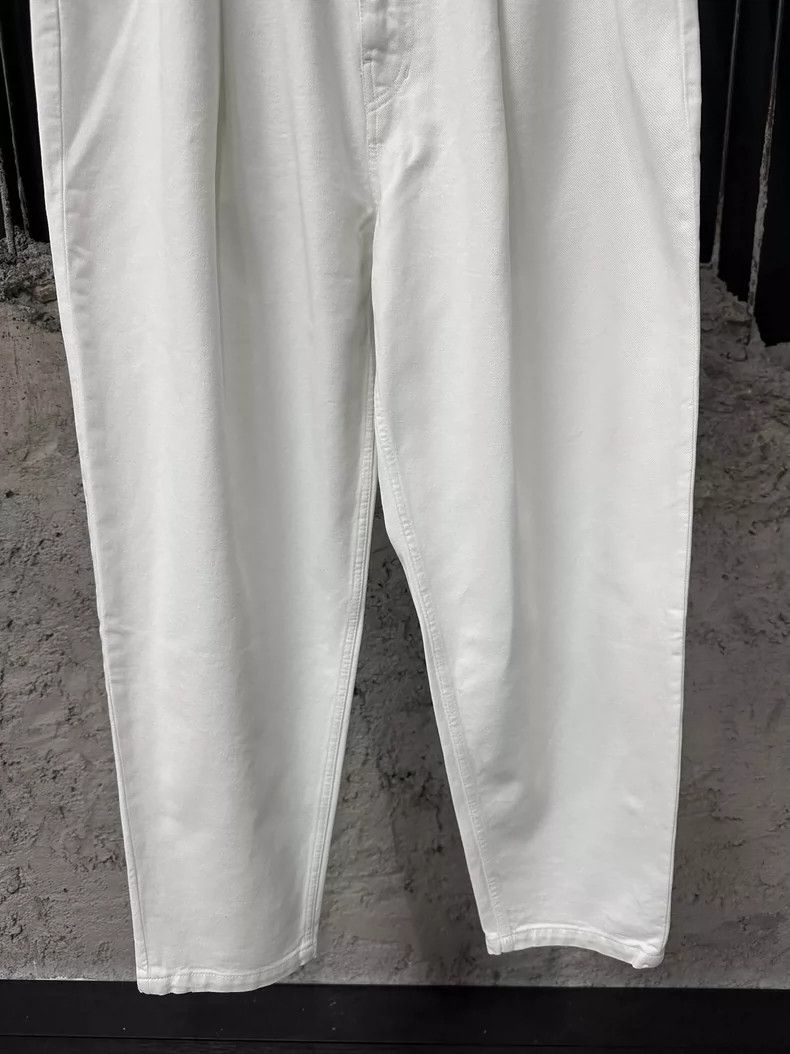 Hed Mayner Hed Mayner White Denim Pants Size US 44 / EU 60 - 4 Thumbnail