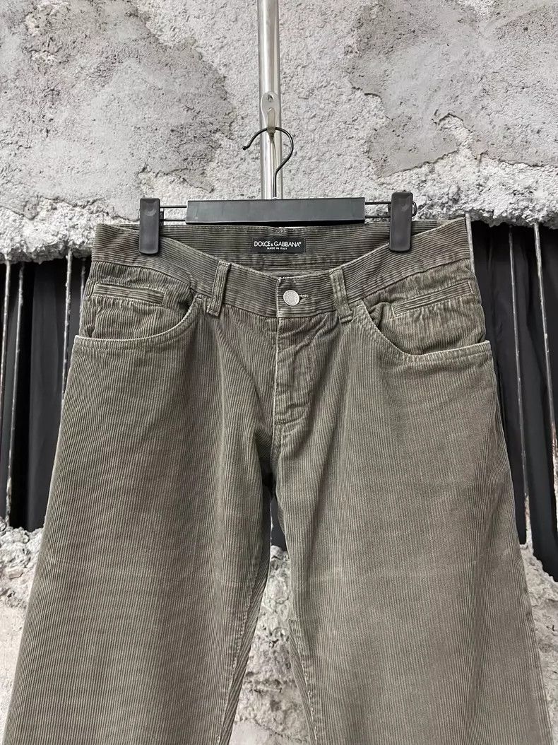 Dolce & Gabbana Dolce & Gabbana Corduroy Pants Size 46 Size US 44 / EU 60 - 3 Thumbnail